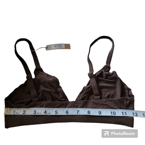 Skims Fits Everbody Triangle Bralette Cocoa Size M NWT (BR-TRI-2024) - Picture 9 of 11